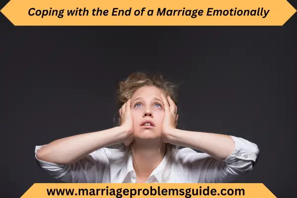 stress woman after end of marriage