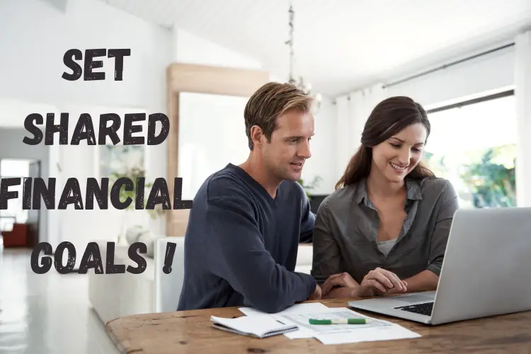 Couple working on their financial goals - 5 Steps to Setting Shared Financial Goals as a Couple